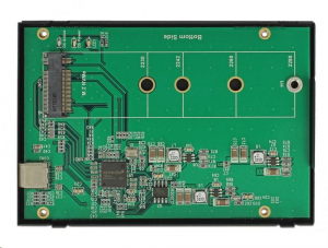 Delock M.2 külső SSD ház fekete (42609)